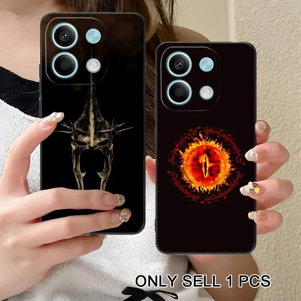 

Lord Sauron Phone Case for Xiaomi Redmi 15 14 13 12 A7 5 3 2 1 C Plus 4G 5G Soft TPU Shockproof Cover
