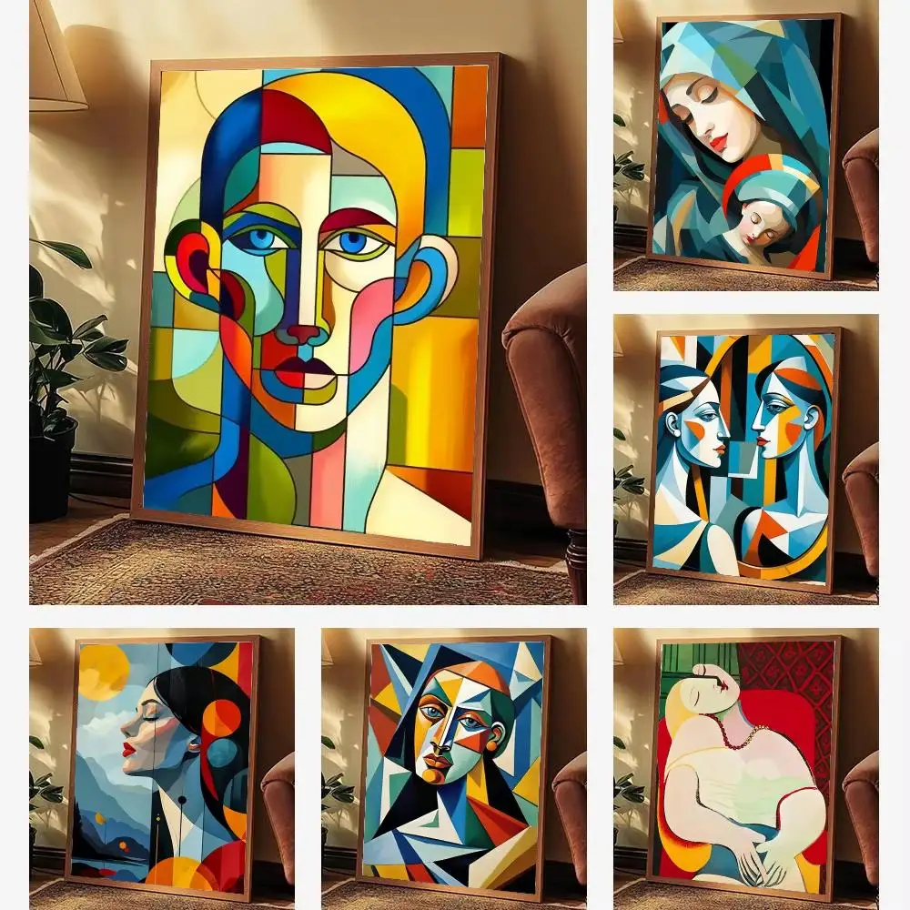 Picasso Poster Aesthetic Wall Art Print for Living Room Bedroom Study Office Café Home Decor Stylish Gift