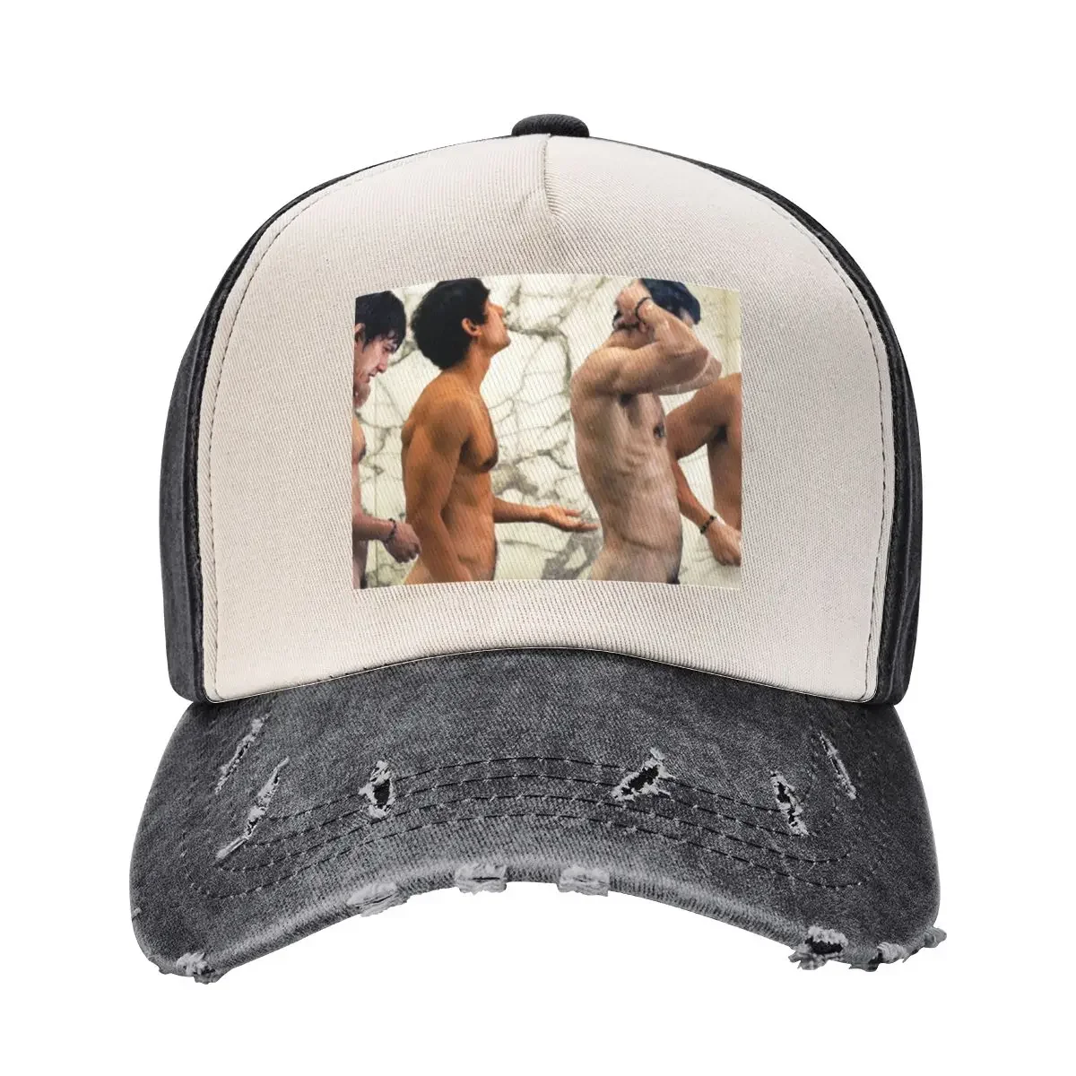 The White Lotus: Will Sharpe Shower Montage [Full Color] Baseball Cap Golf Wear Luxury Man Hat Mountaineering For Man Women's