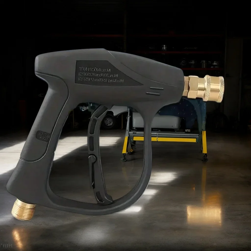 

High-Pressure Fan-Shaped Car Wash Water Gun - Aluminum Core, Quick-Connect, 5-Color Nozzle, for Car Washing