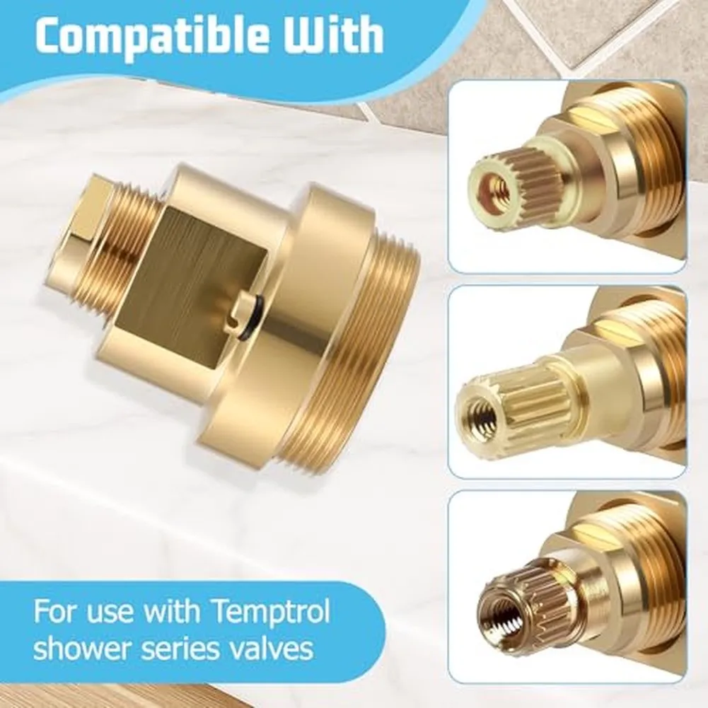 T-12A For Temptrol Cap Assembly For Shower Valve Brass Cap Assembly With O-ring Seal For Temptrol Shower Valve Rebuild Kit