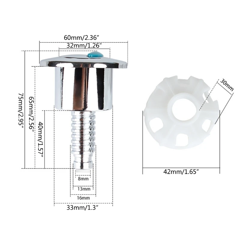 Serbatoi WC Pulsante WC Doppio pulsante scarico Serbatoi acqua WC Accessori Dropship