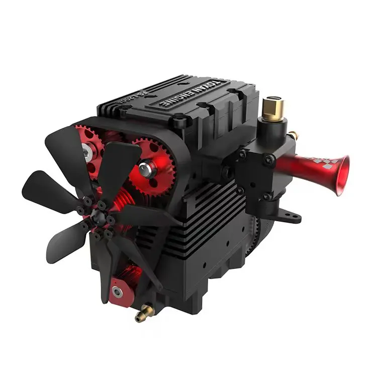 TOYAN L200A Methanol Version Air-cooled Engine Model Single Carburetor Twin-cylinder Engine Model