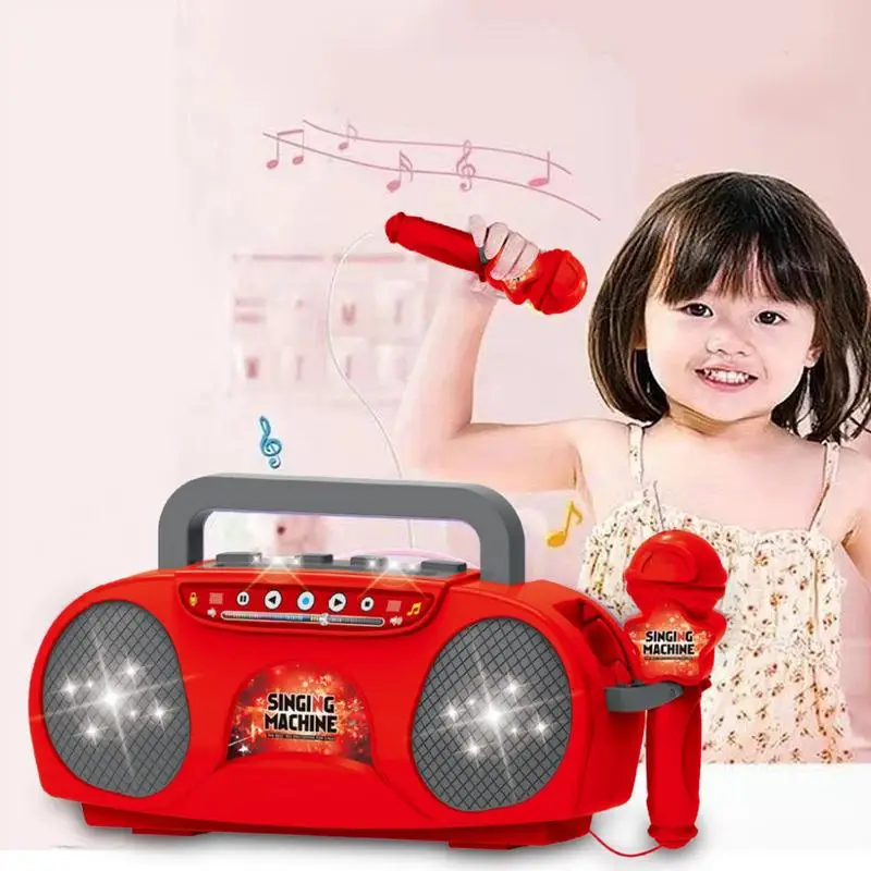 

Small Karaoke Machine Children's Singing Machine With Speaker Microphones With Speaker Kids Adult Karaoke Machine KidsInstrument