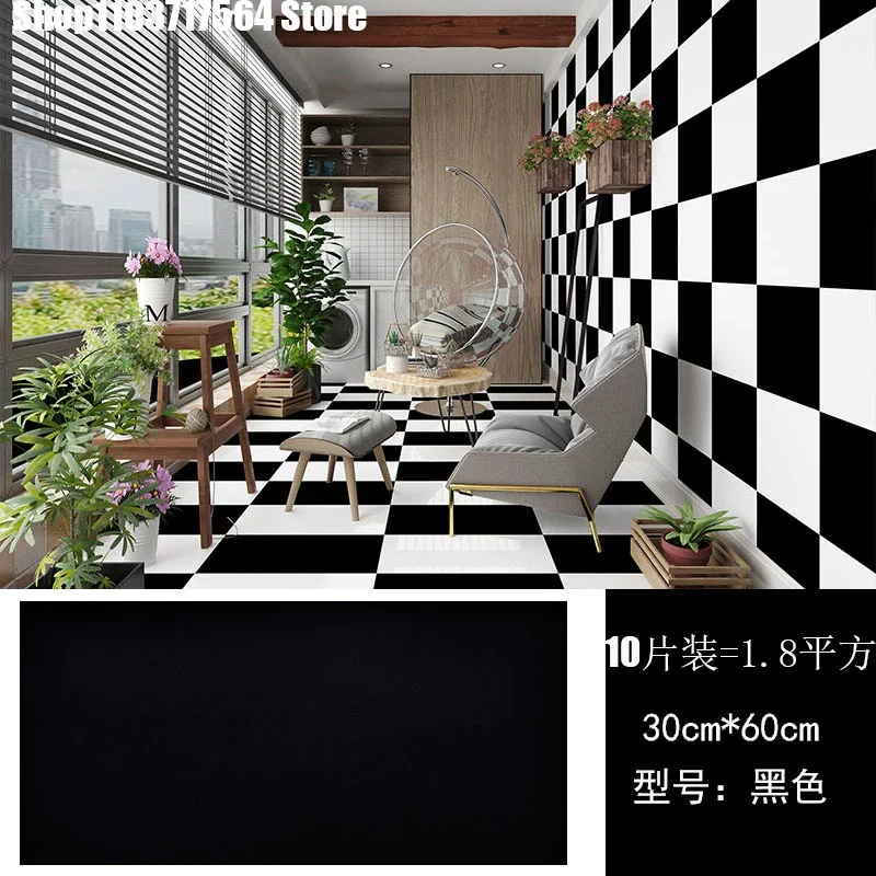 

Wallpaper self-adhesive wholesale imitation tile marble wall pasted white wall tile bathroom renovation black waterproof sticker