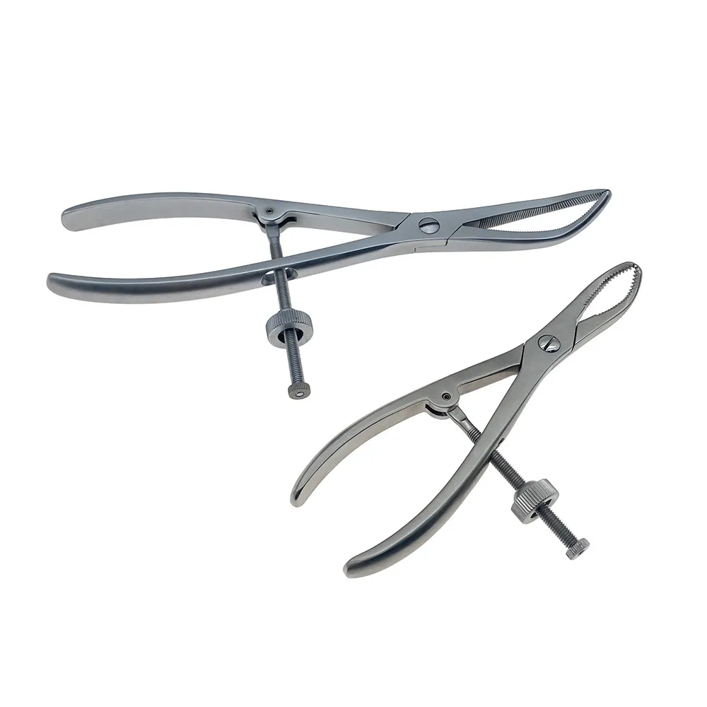 Bone Holding Forceps Stainless Steel Toothed Phalanges Reduction Forceps Veterinary Orthopedics Instruments