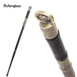 Kupfer schwarz Drachen griff Steampunk Gehstock Mode Gehstock Gentleman Luxus Crosier Knopf Gehstock 97cm