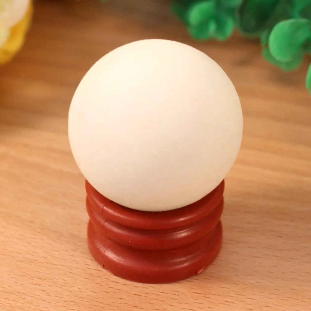 35mm Glow In The Dark Sphere Green Luminous With Base Stand Quartz Sphere Ball Quartz White Crystal Ball Home Office Desk Decor