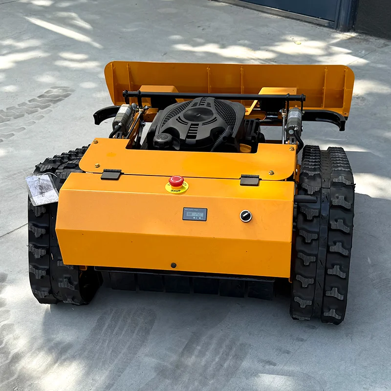 หุ่นยนต์ตัดหญ้ามืออาชีพแบบกําหนดเอง ออกแบบมาสําหรับงานบํารุงรักษาทางการเกษตร และรองรับการทํางานระยะไกล