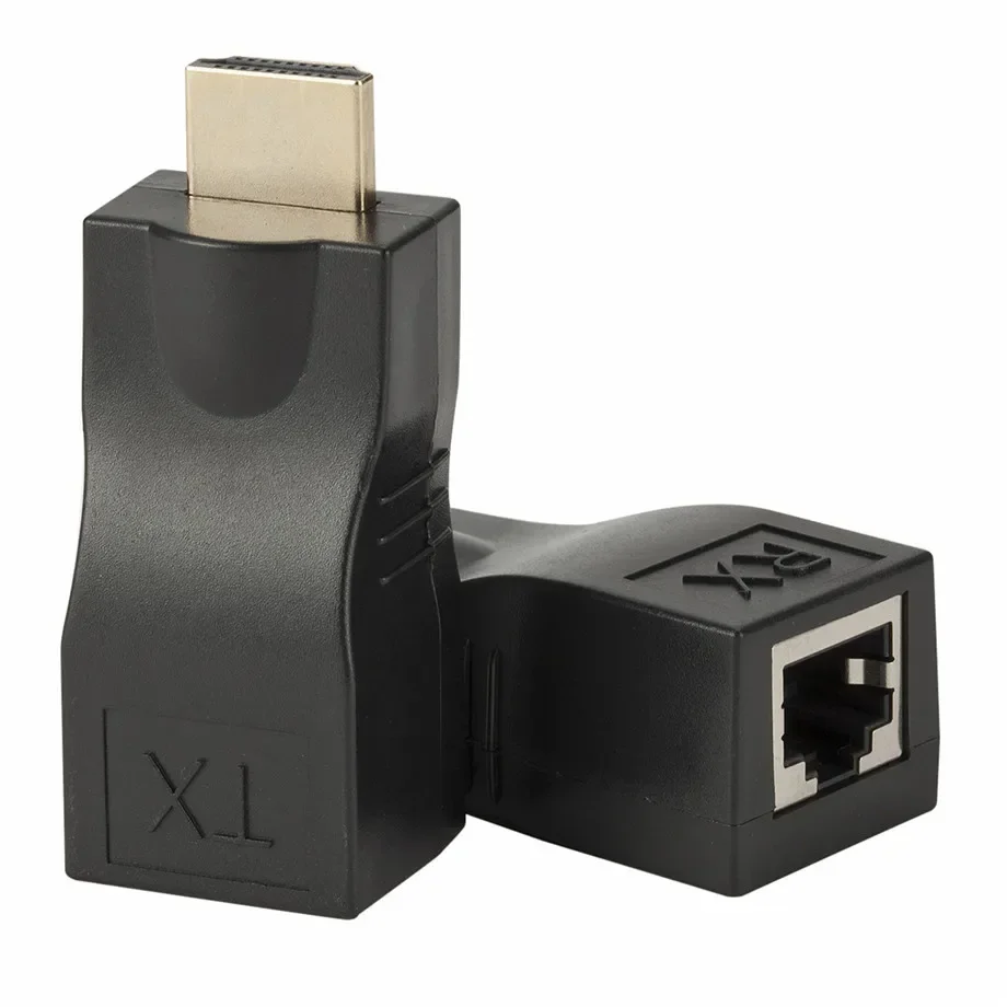 HDMI zu RJ45 Video-Extender 4K 1080P RJ45-Ports Netzwerk bis zu 30M HDMI-kompatibel zu RJ45 über CAT5e / 6 UTP LAN-Verlängerungskabel – Detail 10