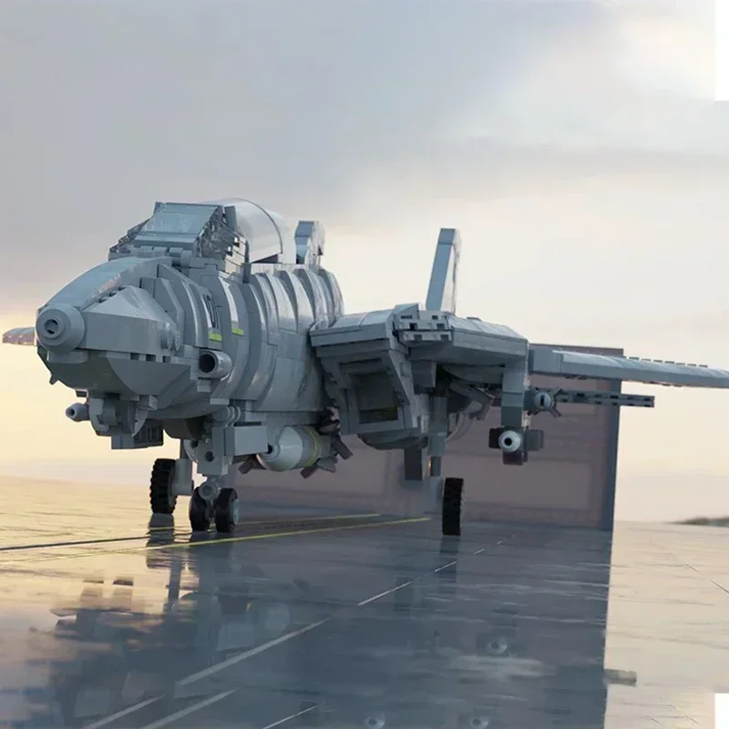 Série militar moc tijolos de construção f14 tomcat lutador modelo tecnologia blocos de aeronaves modulares diy conjunto montagem presente natal