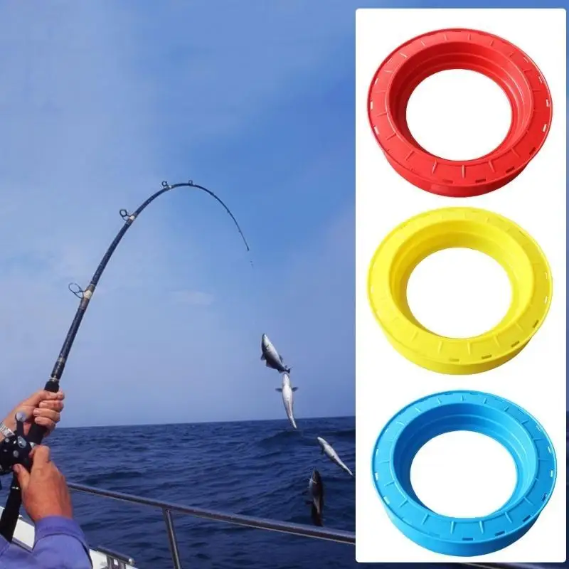 652F Fishing Line Storage Holder Fishing Line Spools Line Organizers Spool Line Keeper Round Winding Plate