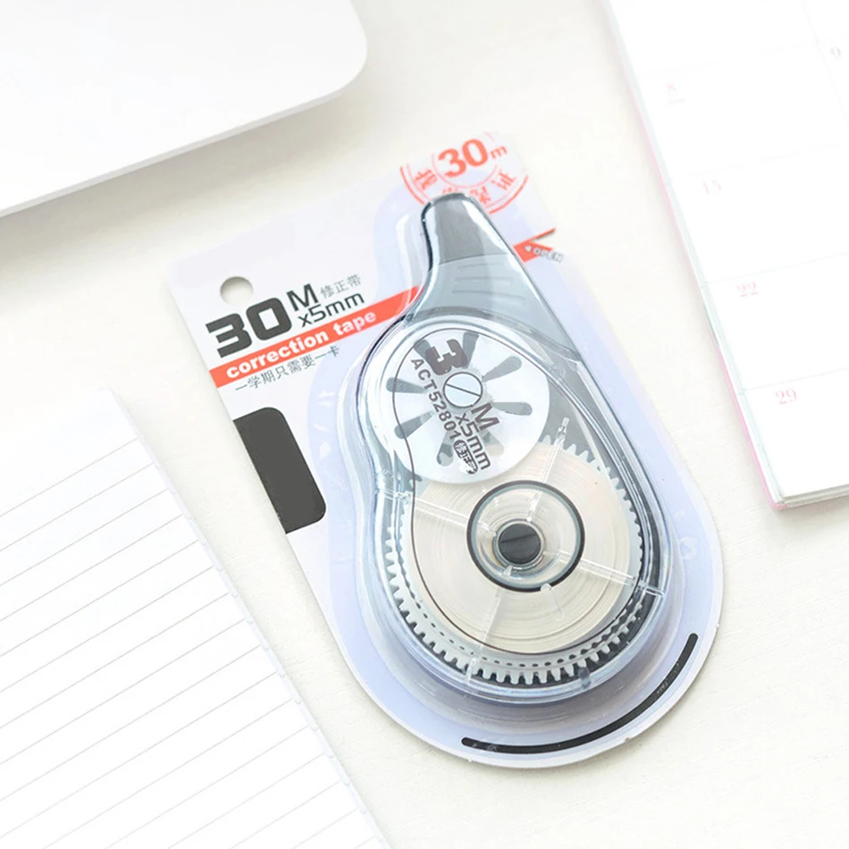 Correction Tape Roller 30m Long White Sticker Study Office Biggest-Selling Tools
