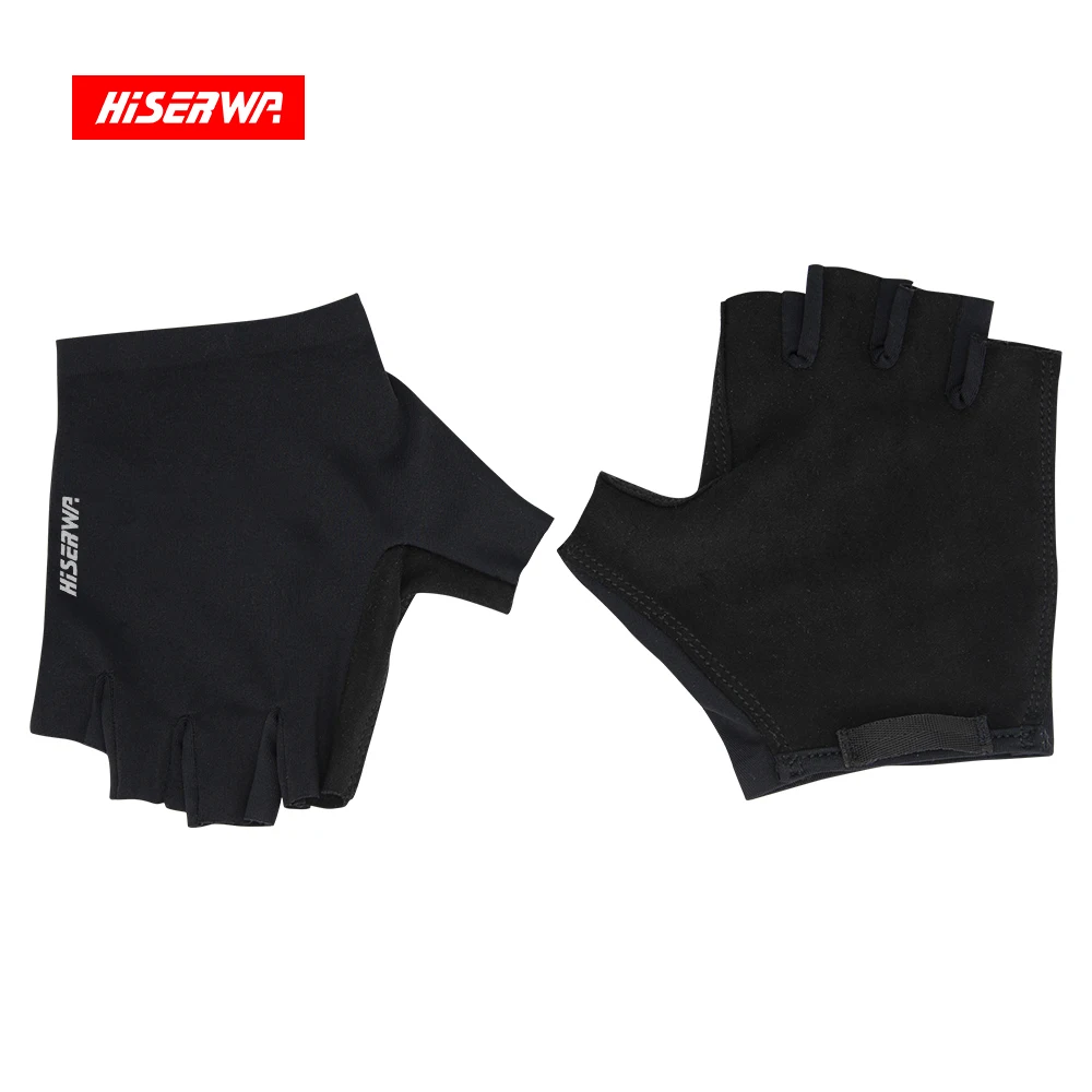 

HISERWA Cycling Half Finger Gloves Motorcycle Motocross Glove Downhill Gloves MTB Bike Shock Breathable Cycling Gloves