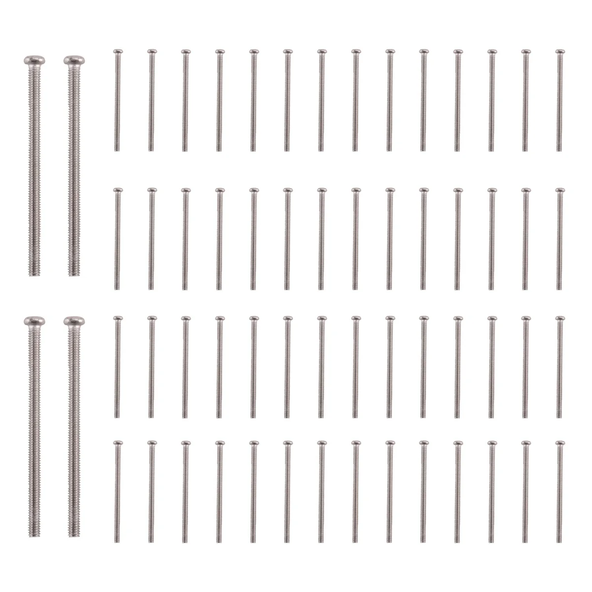 

A50ZZ M2.5 x 40mm 304 Stainless Steel Phillips Round Head Screws Bolt 60pcs