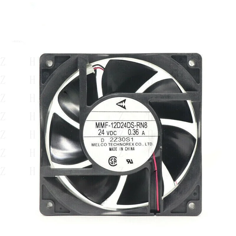 H для MMF-12D24DS-RN8 120x38 мм Вентилятор 24 В 0,36 А 810-1