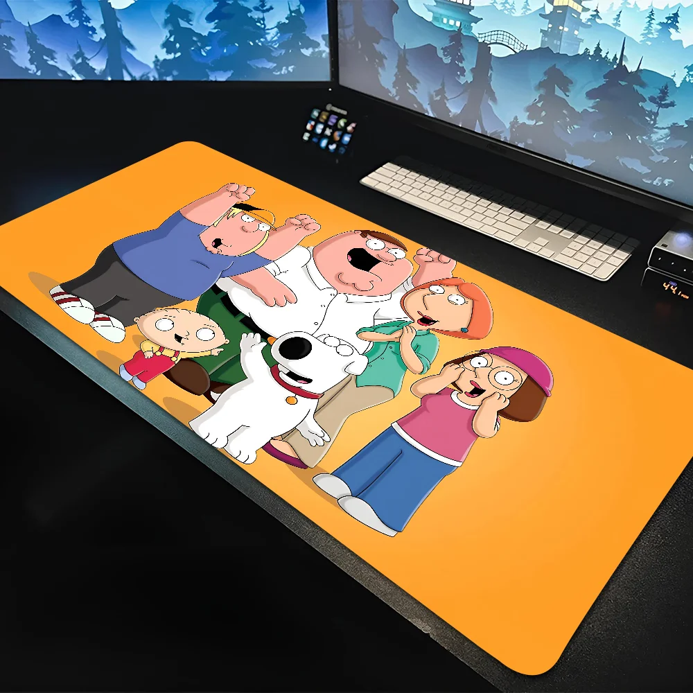 Anime F-Family Guy Mousepad Large Gaming Mouse Pad LockEdge Thickened Computer Keyboard Table Desk Mat