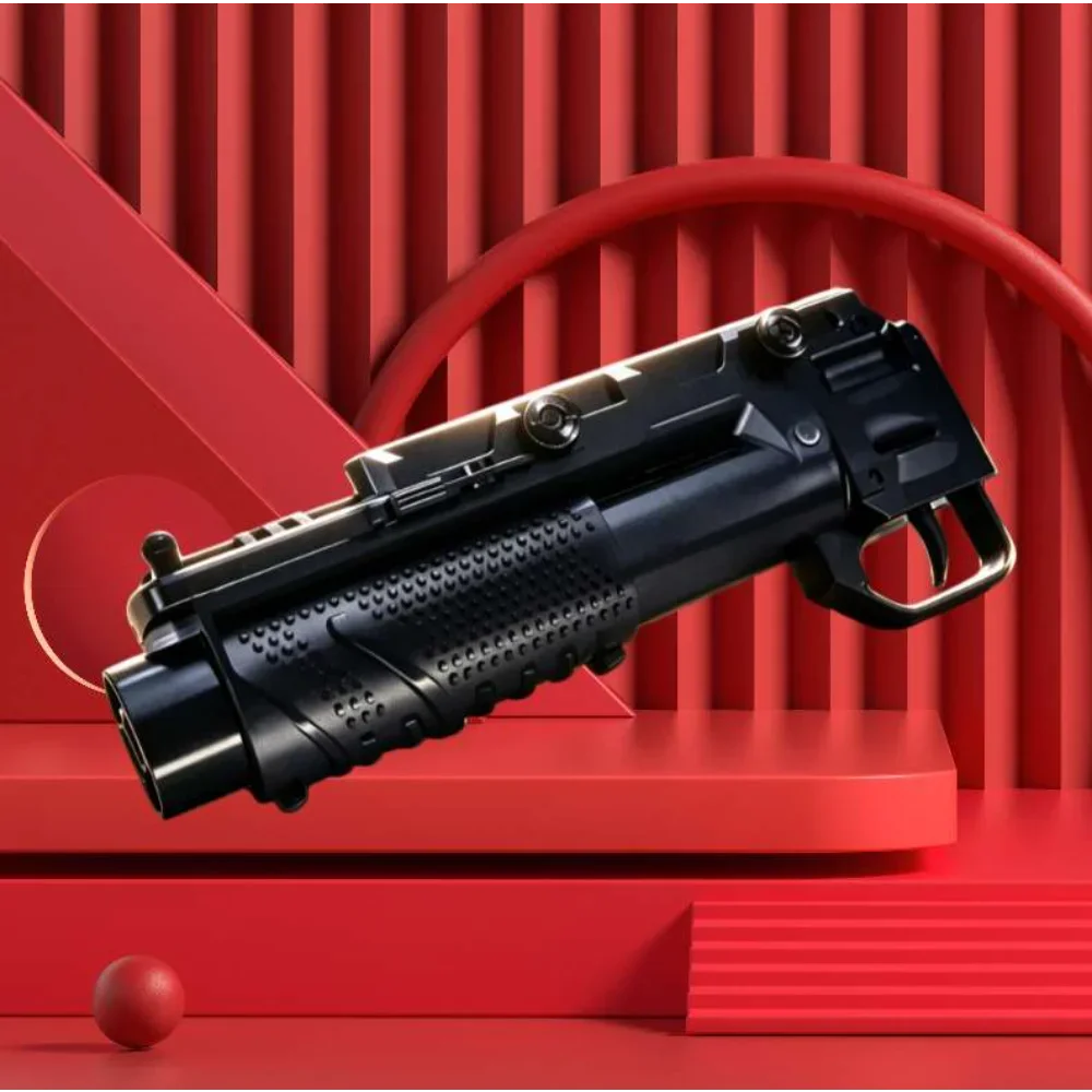 Compact Under Rail Soft Foam Dart Launcher Dual Shooting Modes Easy Trigger Hobby Game Model Modification Accessory