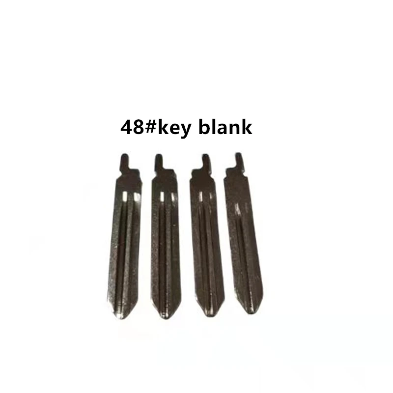 10pcs #48 Car Key Blade for Nissan Original 2014 Remote Blade #48 Replacement Metal Blank Uncut Flip Remote Car Key Accessories