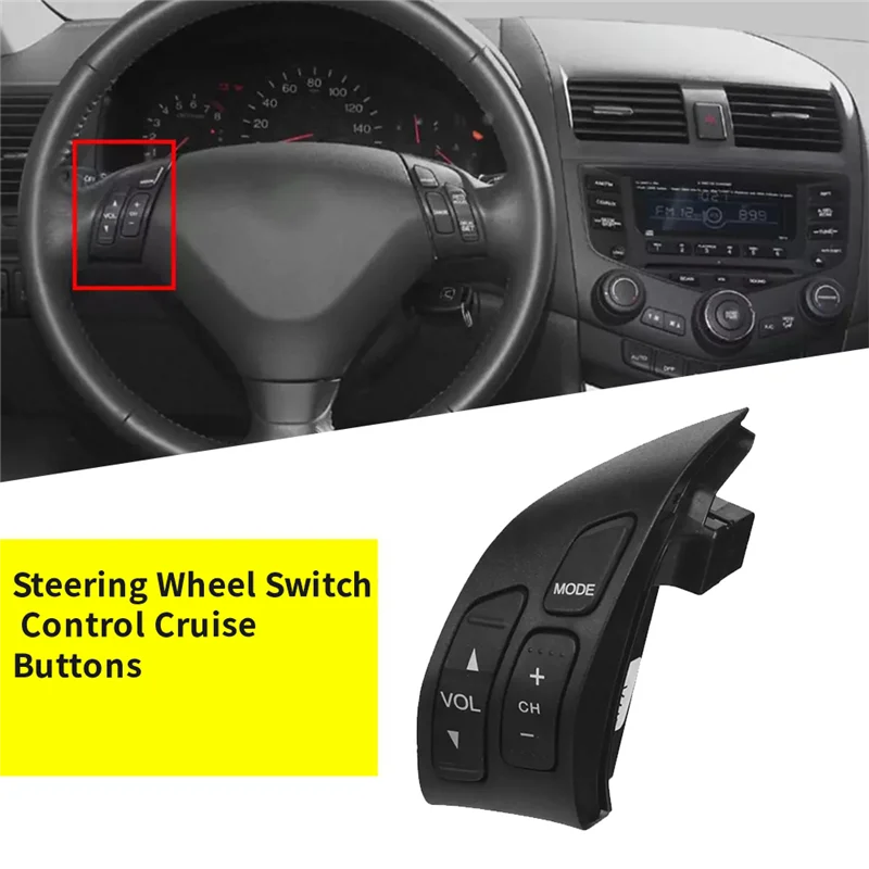 

A30P-For Honda Accord 03-04 Multifunction Speed Cruise Control Button With Harness Steering Wheel Phone Button
