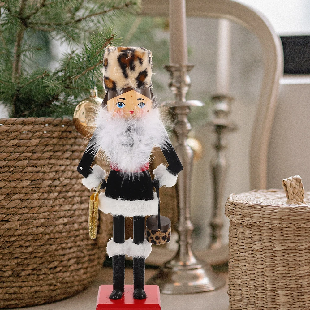 

Ladies Nutcracker Holiday Decorations Figure Baby Christmas Wooden Female Ornament Shopping