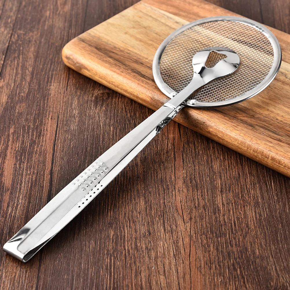 

29 CM Kitchen Stainless Steel Frying Clip Oil-frying Filter Fried Chicken Drain