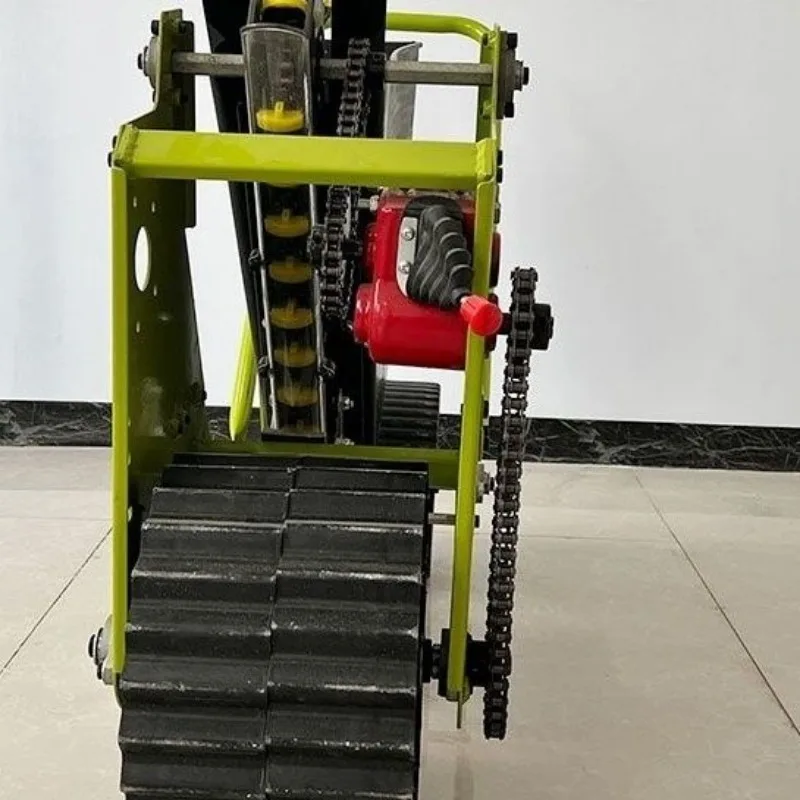 for 2 Rows Garlic Seed Drill Planter Seeder Hand Planting Machine Agricultural Tool