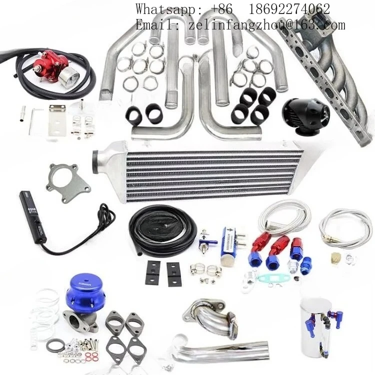 T04E T3 Turbo Kit For BMW E36 E46 323i 325i 328i M50B25 M52B25 S50 Without Turbo Manifold Intercooler Piping