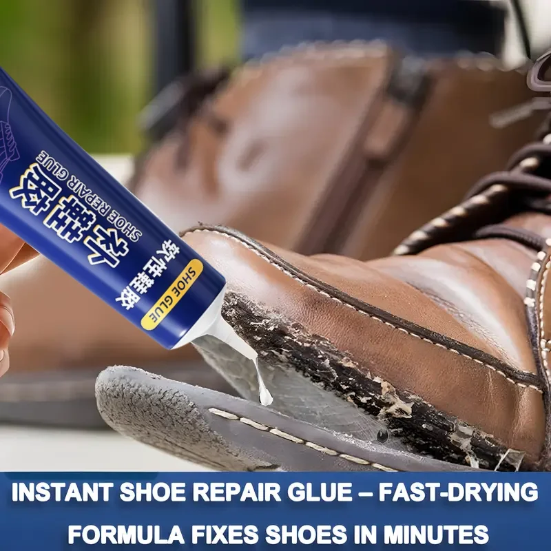 2PCS Strong Shoe Glue - 2.0 Fl Oz (60ml) for Sneakers, Synthetic Leather & Crafts, Durable Bond & Pro Repair, Precision Nozzle​