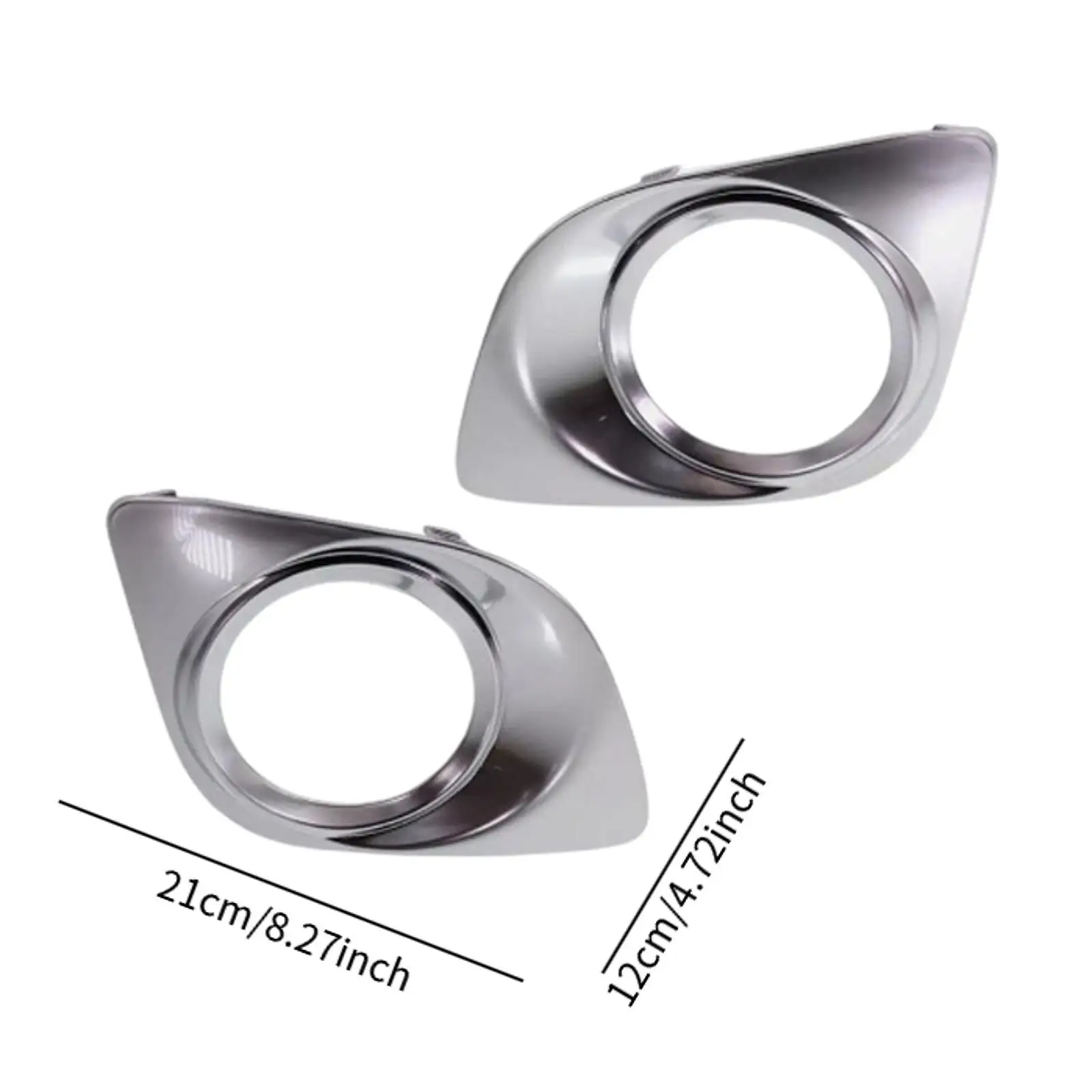 Car Exterior Trim Left Right Fog Lamp Bezel Durable Plastic Automotive Accessory for Toyota Venza 2009-2012