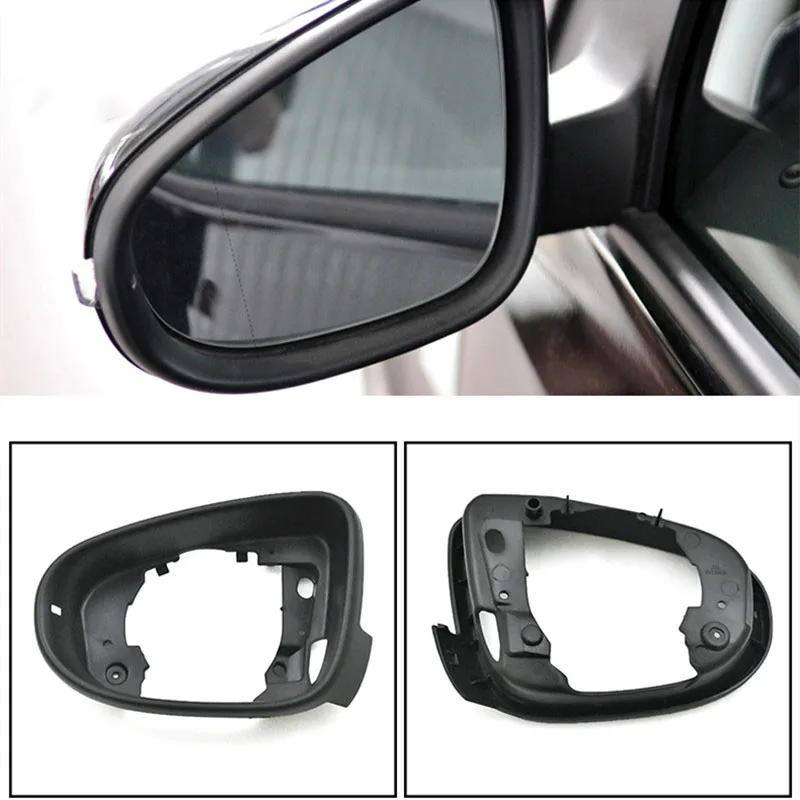 Car Replace Side Mirror Frame Holder For VW Golf 6 MK6 GTI R20 Bora Touran Left&Right Rear View Housing Frame Accessories Trim