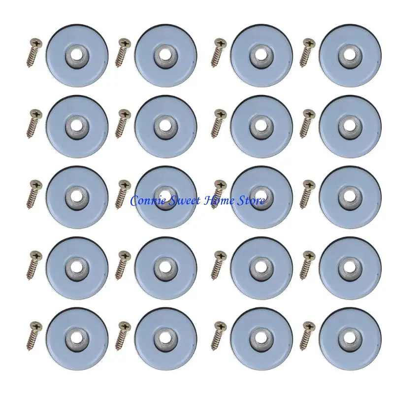 LXAF Glides With Screws Prevent Floor Damage Furniture Sliders for Chairs Tables