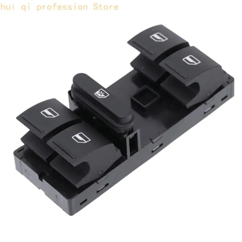 Vehicle Window Switches 1Z0959858A with 12V Four-Button Layout, Existing Wiring Connection for Replacement H8WE