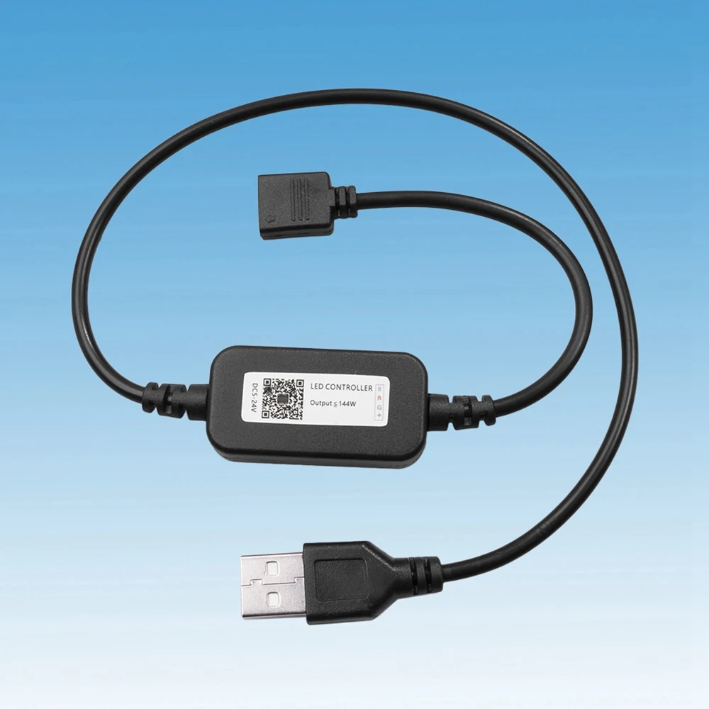 Mini LED Bluetooth RGB Strip Light Controller Wireless Smart Phone Control DC 5-24V 5A for RGB Strip