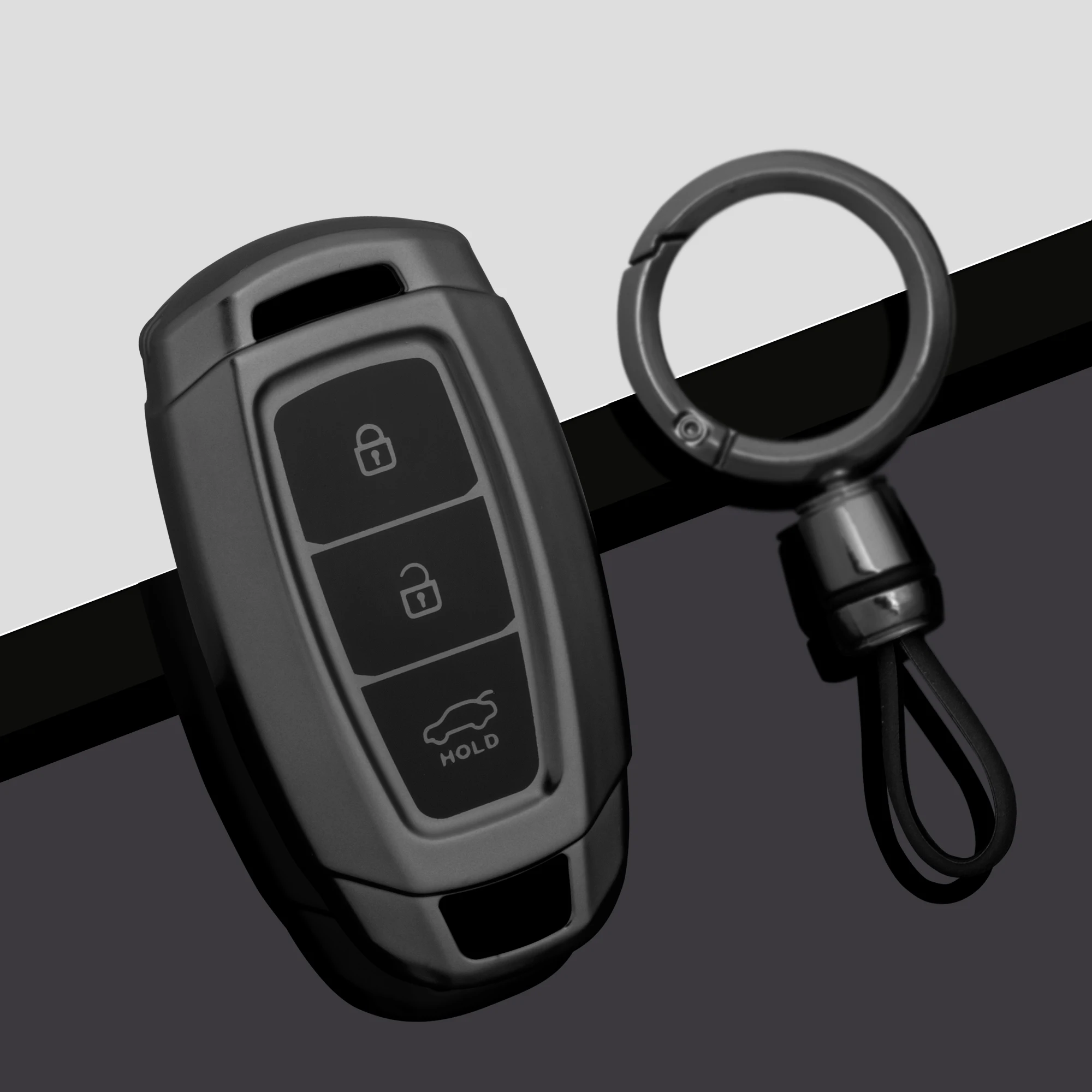 حافظة مفاتيح السيارة لشركة هيونداي I30 Ix35 كونا إنسينو سولاريس أزيرا غراندور Ig أكسنت سانتا في باليسيد حامل فوب الملحقات الداخلية #5