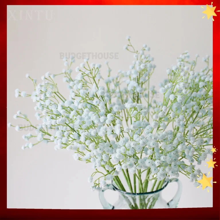 [1 Pcs/Stalk] 65cm+108 Baby Breath Flowers | Gypsophila Paniculata Artificial Flowers Floral arch Anime room decor Plumeria Love