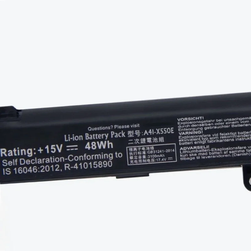 

Аккумулятор для ноутбука 48Wh A41-X550E, замена для ASUS A450J A450JF X450J X450JF K550E K751L F751M X450E X550z X550za X751m