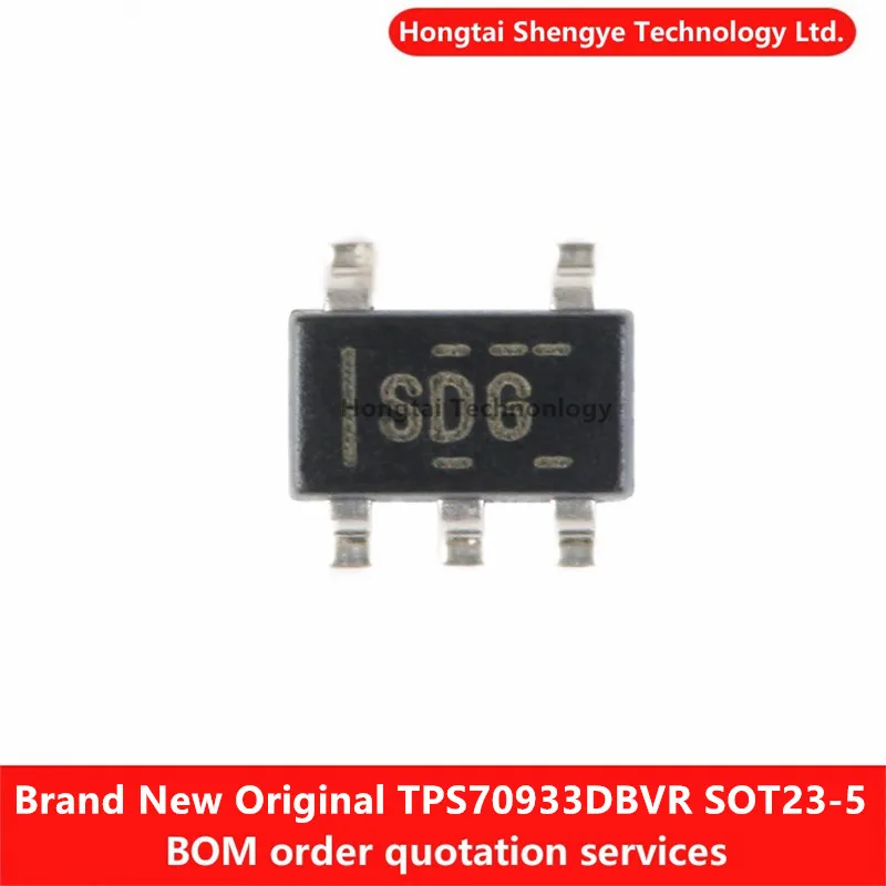 New Original TPS70933DBVR SOT23-5 3.3V 150mA Low Dropout Linear Regulator Chip