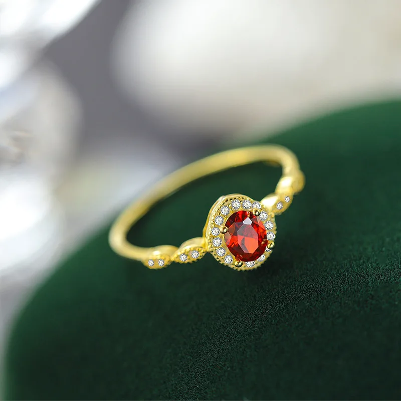 خاتم خطوبة نسائي جديد بسيط ومتعدد الاستخدامات من الفضة الإسترليني s925 مناسب للارتداء اليومي #4