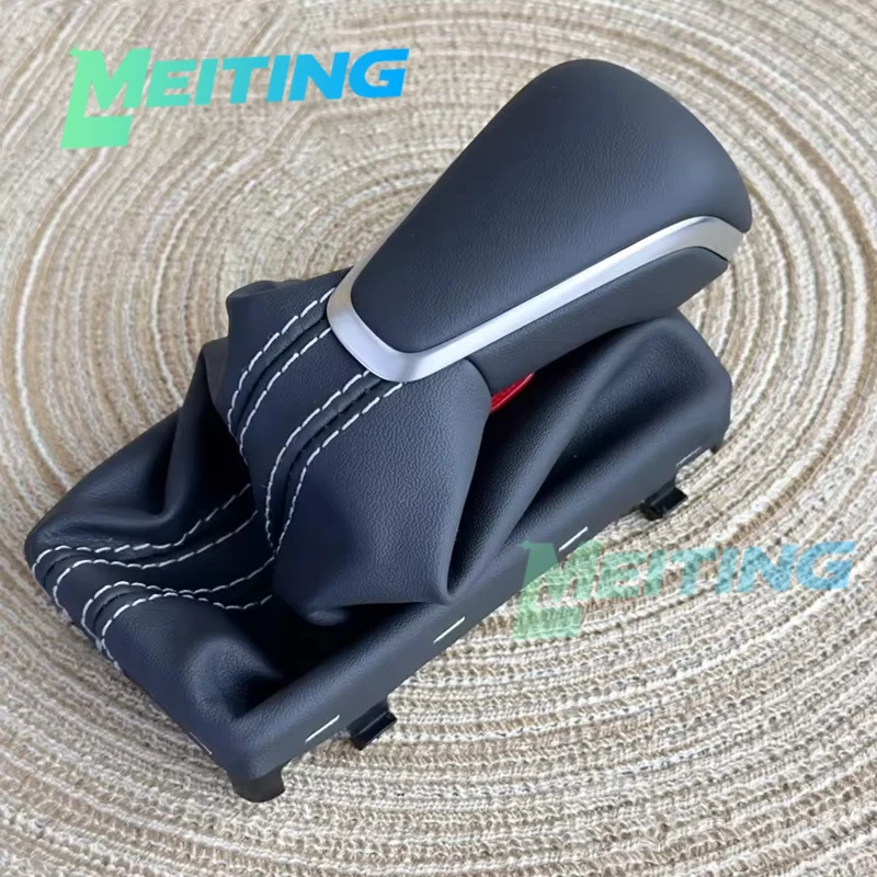 

Для Audi NEW A7 A6 PA STYLE C7 2016 2017 2018, черная ручка переключения передач с кожаными чехлами LHD AT Auto Trans ONLY