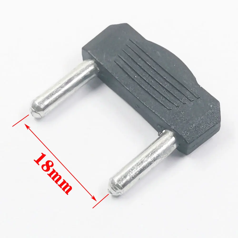 10 Stück 3mm Kurzschluss-Stecker RCA Audio- und Video-Verbindungsstecker 14mm 18mm Abstand 2-Pin-Verbindungsstecker – Detail 1