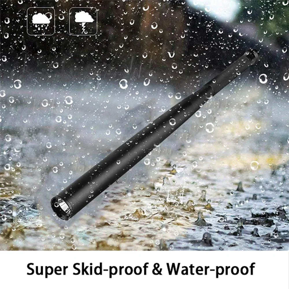 Ultra bright Self Defense Baseball bat Flashlight Stick Outdoor Emergency Personal Defense Supplies Extended Anti Riot Equipment