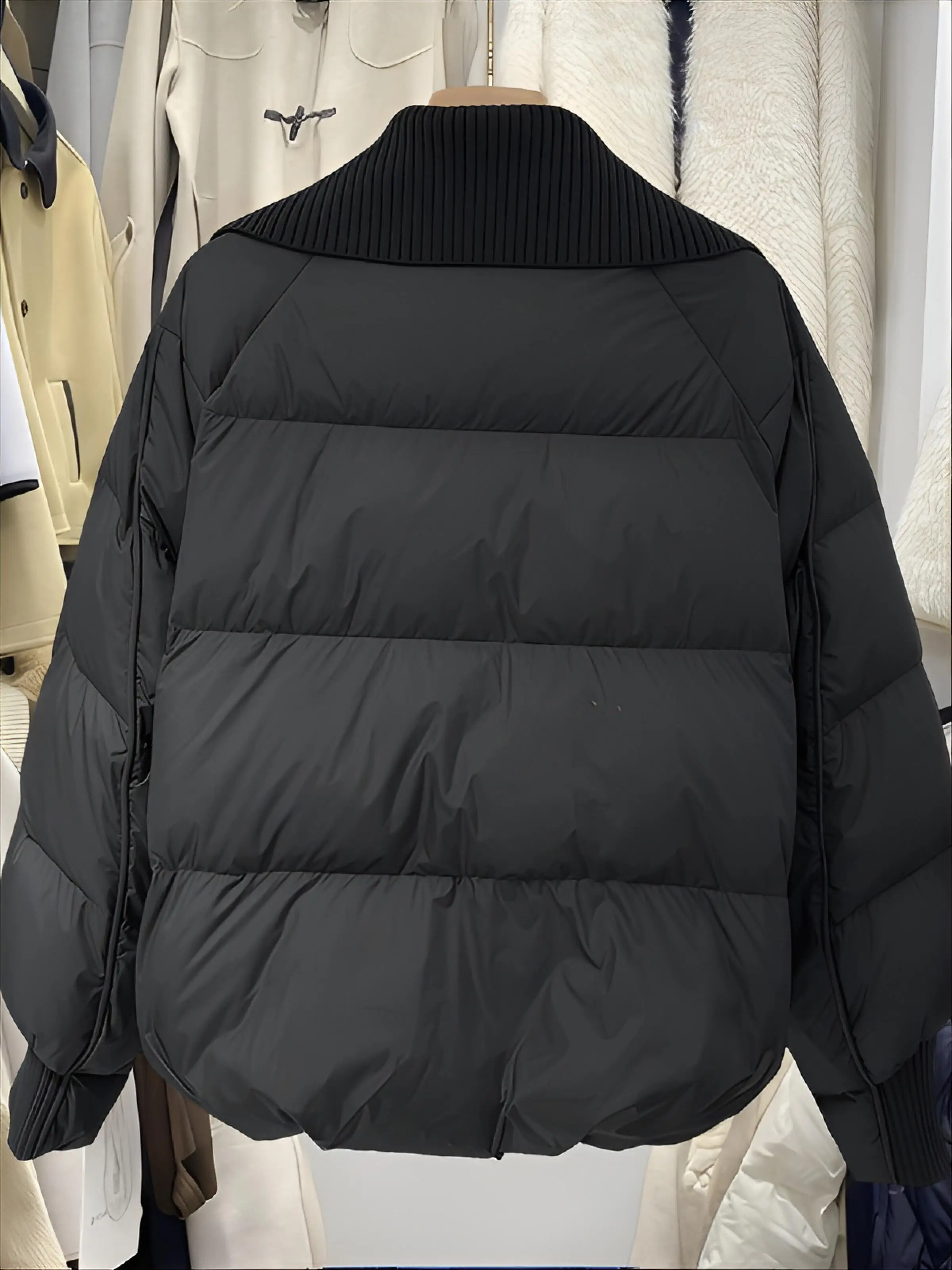 

Puffer Parkas Outdoor Womens Hooded Head Covering Rain Shield Snow Guard Cold Defense Warm Cap Comfortable Protection Design Ins