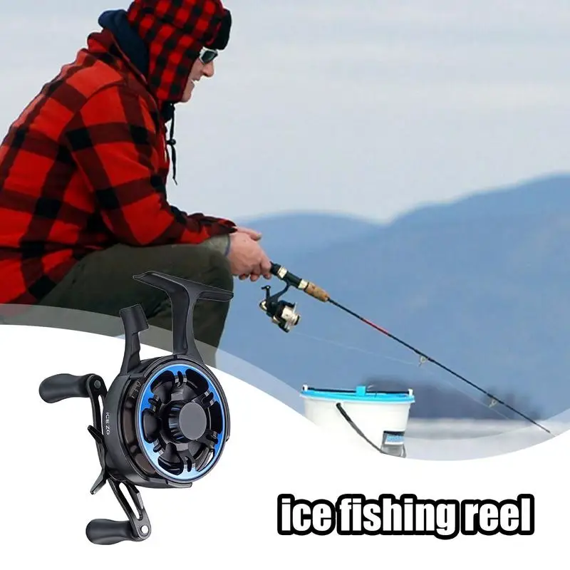 Baitcaster Reels 31 Ball Bearings Magnetic Drop System Inline Ice Reel 2.5:1 Gear Ratio Smooth Powerful Reinforced Metal Body