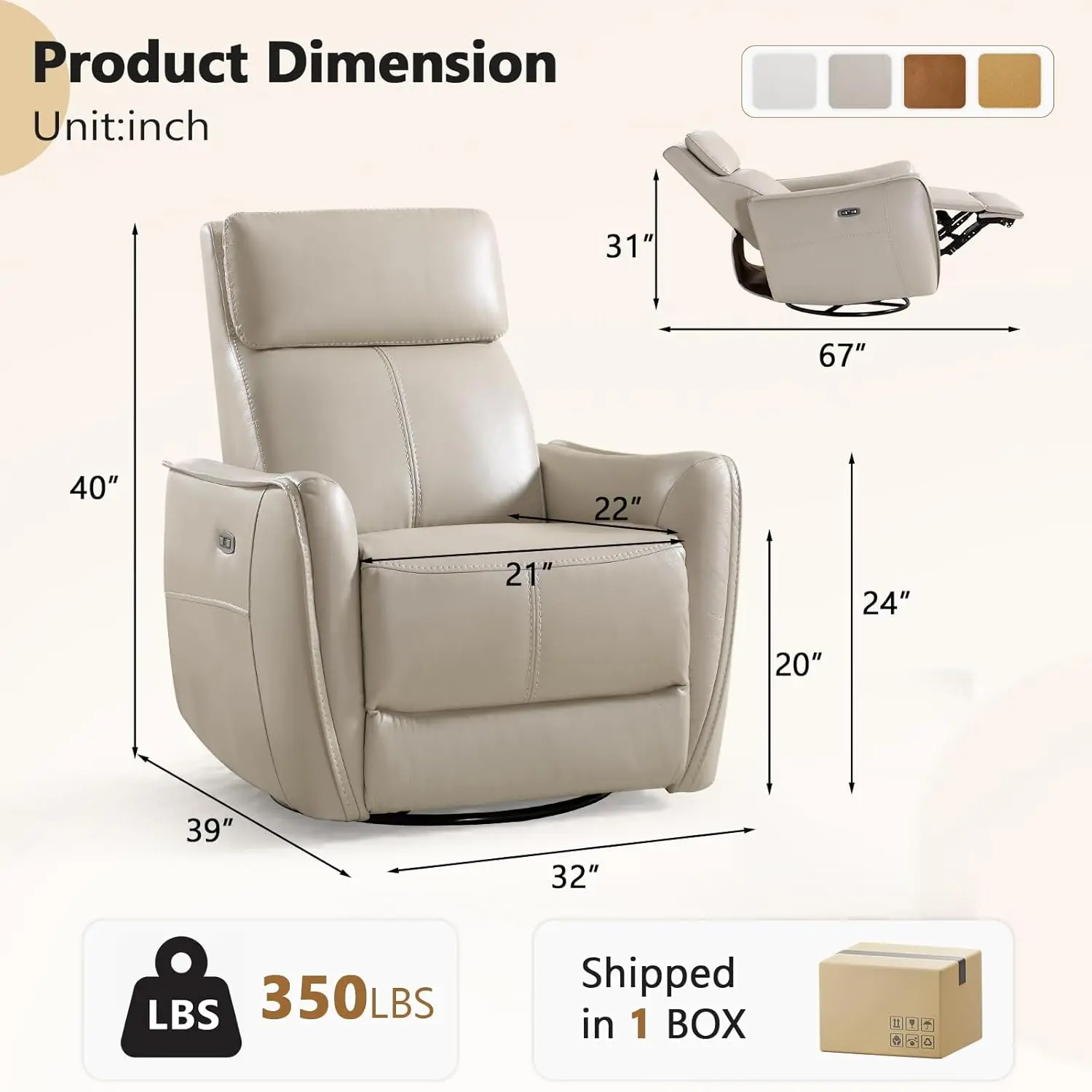 Thumbnail 2 - #37 Latest Recliner Chairs Offers