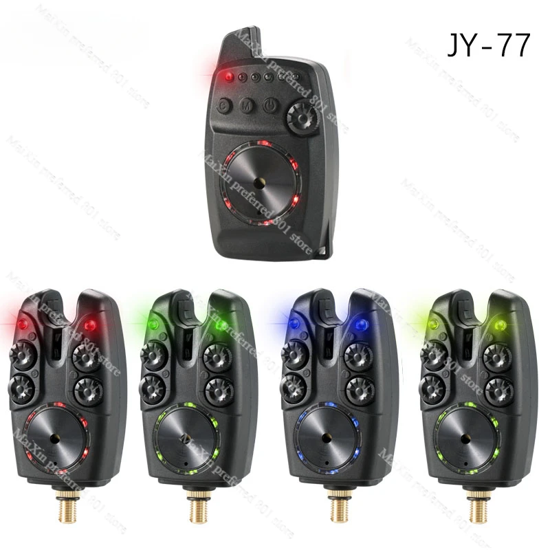 Wireless fishing electronic alarm JY-77 European carp light adjustable library fishing alarm