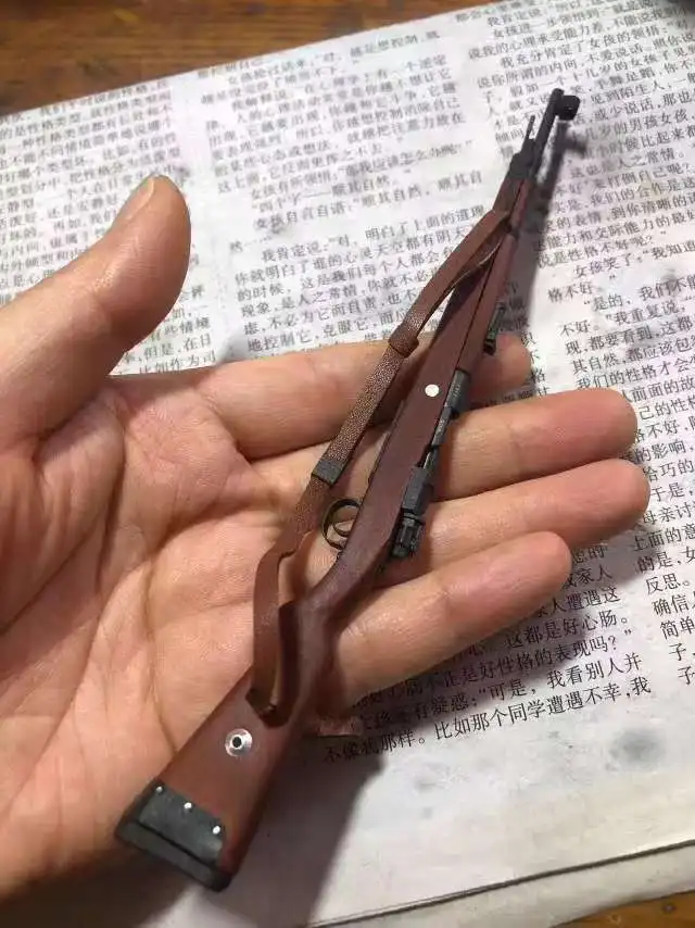 1:6 スケール第二次世界大戦ドイツ G33/40 ライフルミリタリーモデル金属と無垢材のレプリカコレクタブル 12 インチアクションフィギュア用
