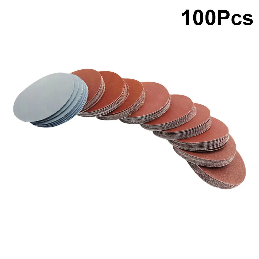 

100Pcs Backed Sandpaper Discs Disposable Replacement Sandpaper Disks for Electronic Foot File Callus Remover Nail Salon Family