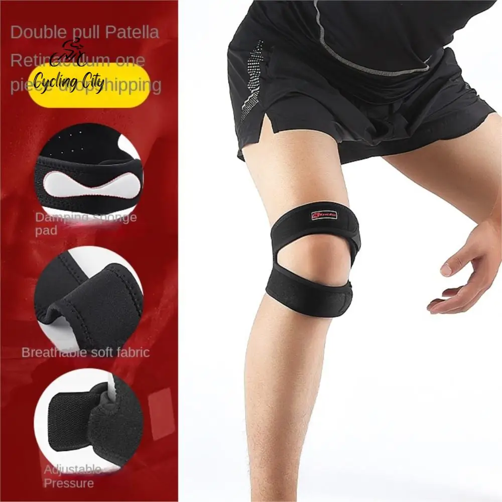 

Cycling City Professional Sports Patella Belt Knee Shock-absorbing Compression Leggings Outdoor Cycling Fitness Protective Gear