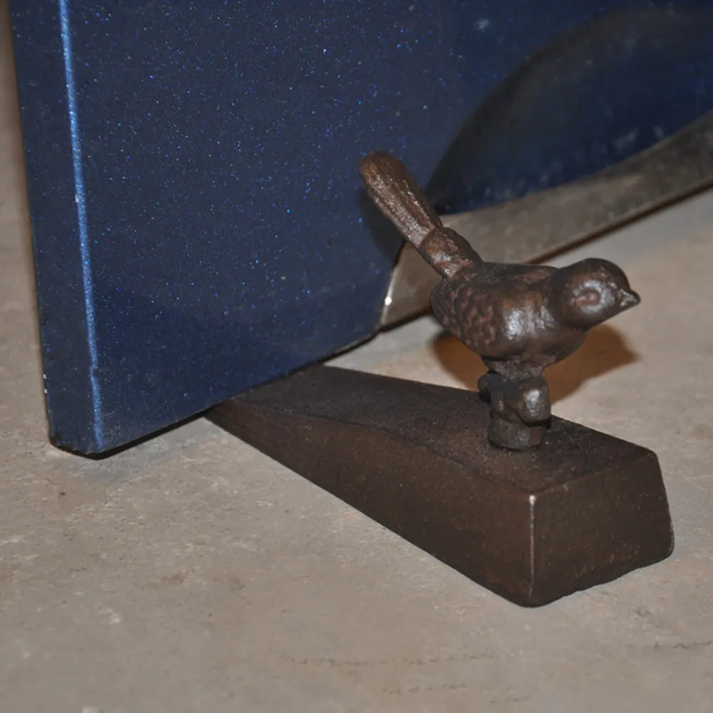 cast-iron-vintage-bird-door-stop-wedge-weighted-cartoon-doorstop-for-bedroom-anti-skid-wall-protector-door-block-anti-collision